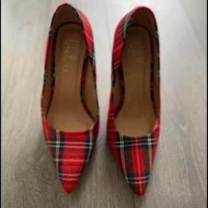 Lulus Plaid Heels